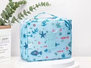 Makeup Organizer Bag ( Sky Blue )
