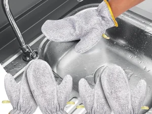 # Stainless Steel Wire Waterproof Dishwashing Gloves (One Pair)