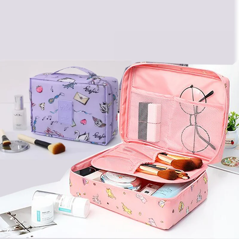 Makeup Organizer Bag ( Sky Blue ) - Image 4