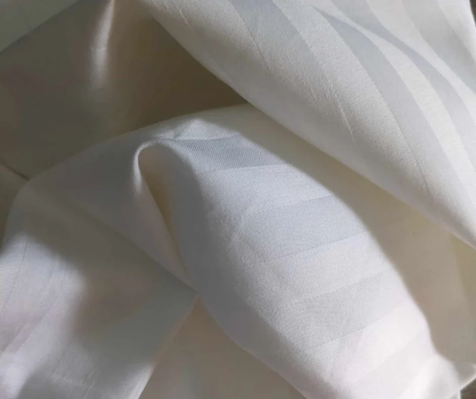 Strip Egyptian Cotton -Bed Sheet Set King Size + 2 Pillows+Side Pillow Cover) - Image 2